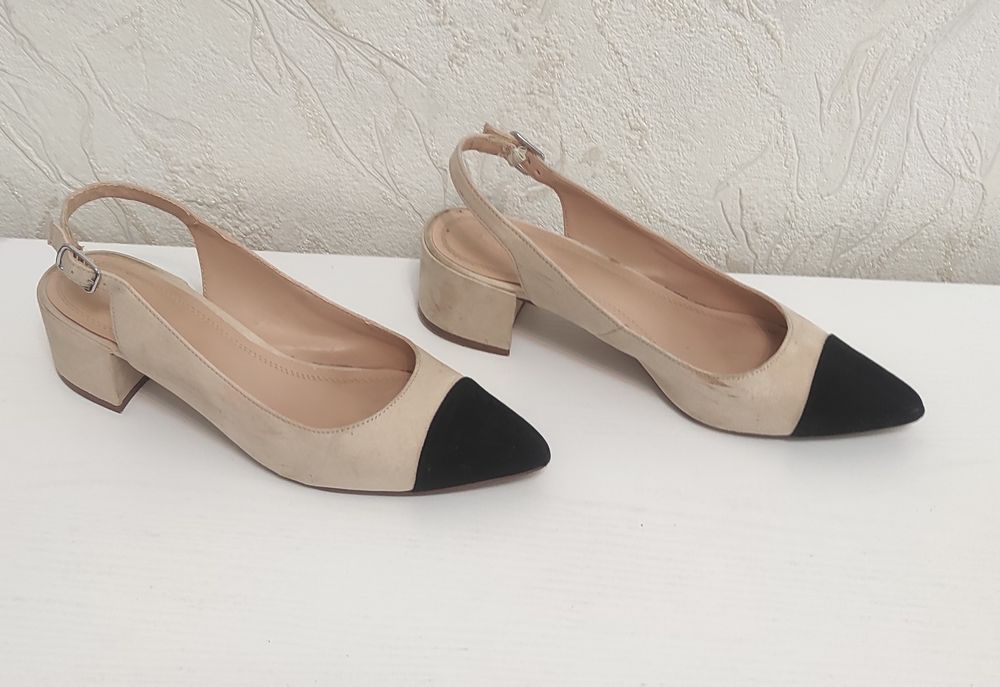 Босоножки Pull & Bear, Испания , 39 раз замшевые, каблук 3 см