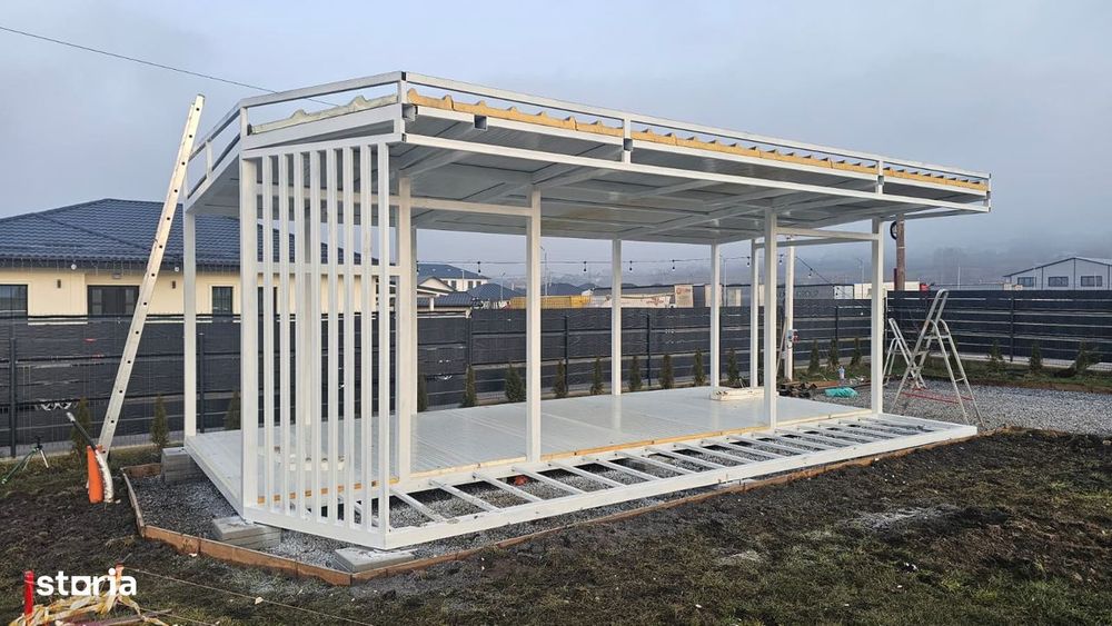 tinyhouse, container, office, modul, birou, 24 mp + terasă 11 mp