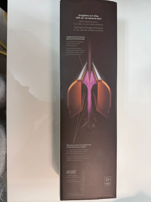 Placă de păr cu aer cald – tip Dyson Airstrait – NOUĂ