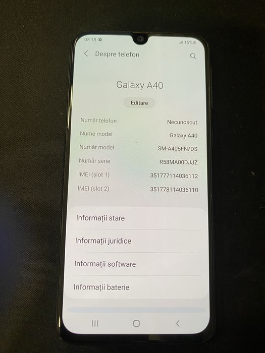 Samsunt Galaxy A40 64Gb id-XXL5059
