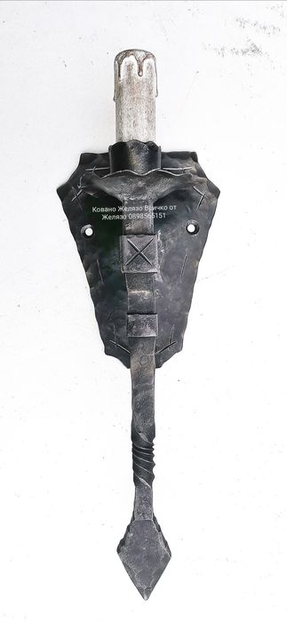 Лампи, аплик,  лампа за стена от Ковано желязо