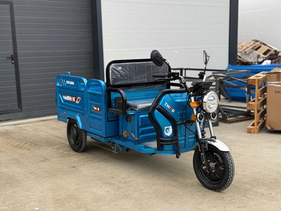 Tricicleta Thor EVOmotor2000w electrica  Noua carte CIV invlus Agramix
