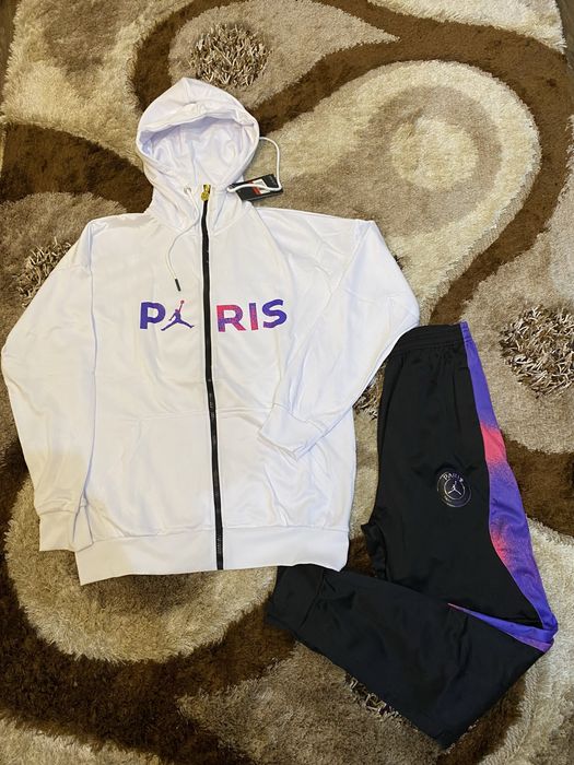 Compleu Trening PSG Alb Mov