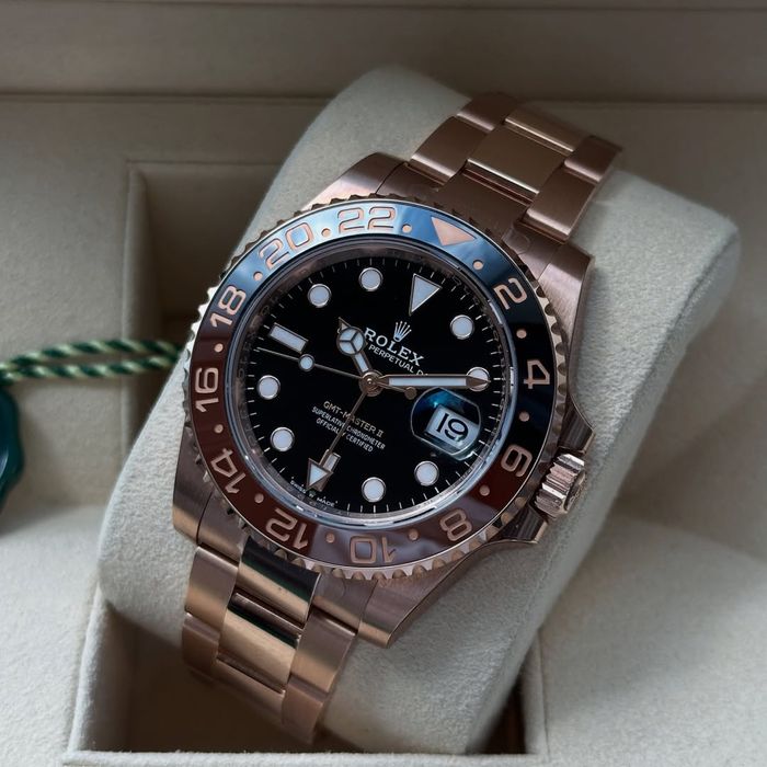 Rolex Gmt - master ll roze gold
