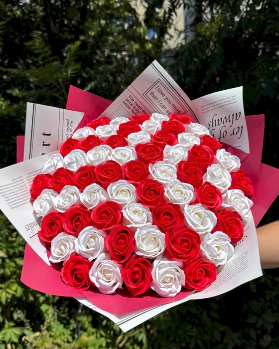 Buchet trandafiri sapun oferta