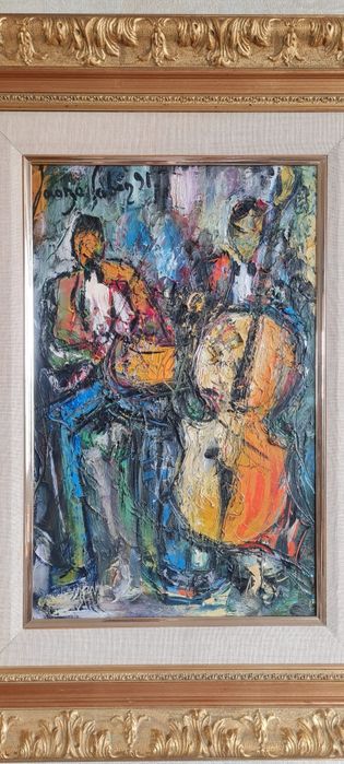 Експресионизъм на Jean-Louis Lacaze Laban джаз банда