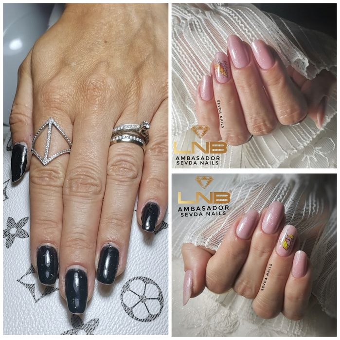 Unghii semi si cu gel