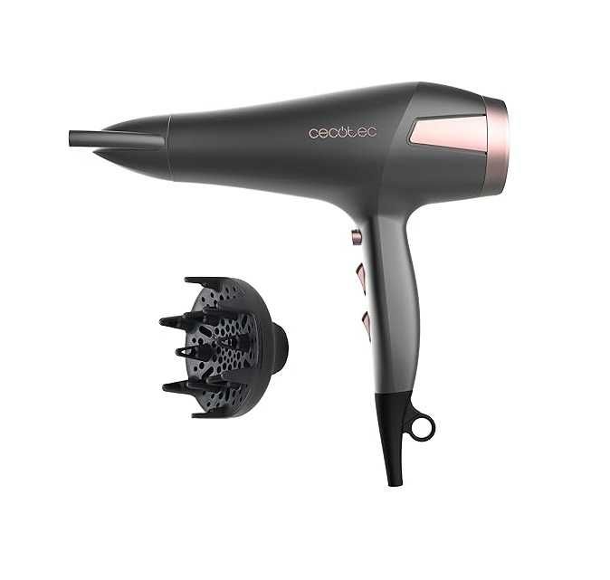 Сешоар Cecotec Bamba IoniCare Radiance 2500W, 2 скорости, 3 температури, черен, 1.8м кабел