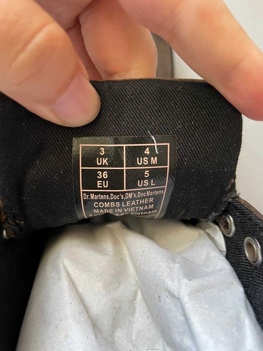 Dr. Martens Combs Crazy Horse Дамски кубинки, 36 EU