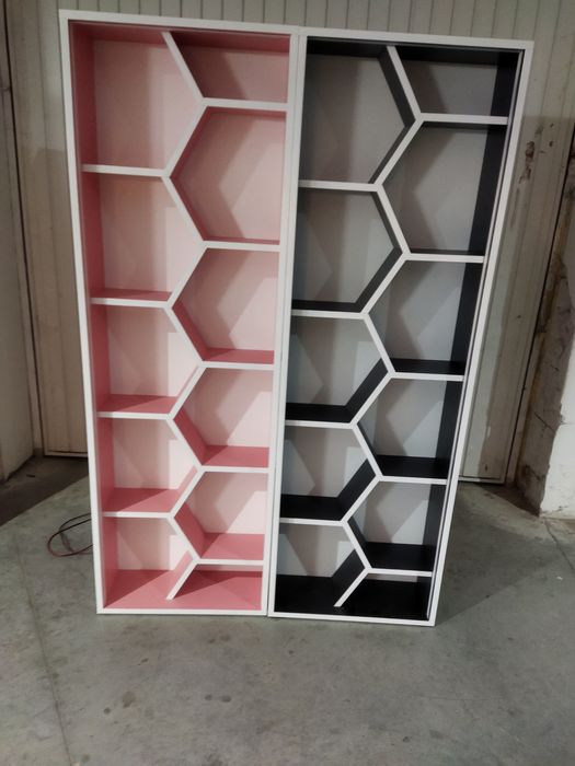 Мебели,етажерка, библиотека,книга,преграда,,LED осветление