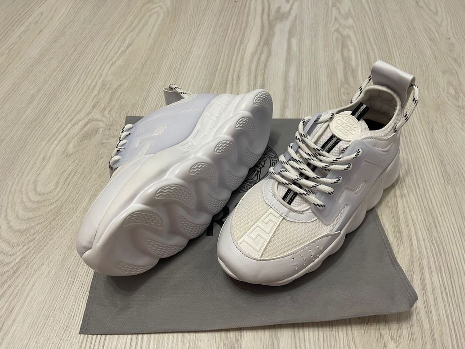 Adidasi Versace CHAIN Baieti |Barbati |Albi&Negrii Adidasi Baieti Fete