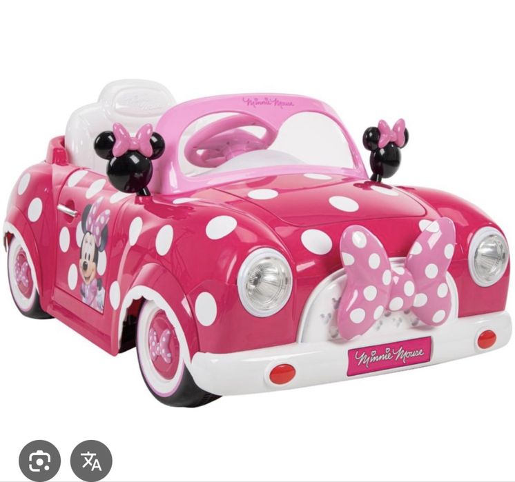 Masinuta electrica fetita Minnie mouse roz ca noua