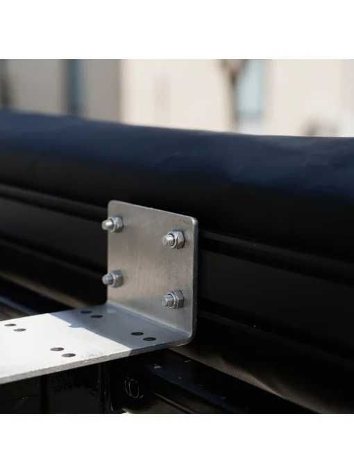Marchiză auto CampTalk, 200 x 250 x 210 cm, 10 kg, rezistent la apă, compatibil cu bare transversale sau roof rack.