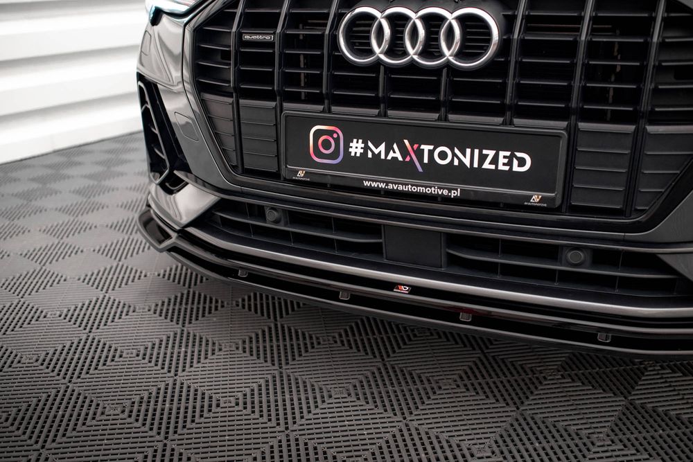 Спойлер за предна броня Maxton design за Audi Q3 S-line (2018-)