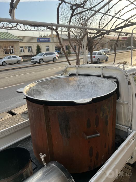 Прокат Казан Очаг Халимга Ошга Козон Йчок, Навес самоварларни берамиз