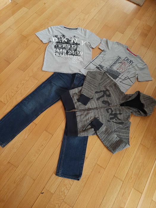 Детски дънки Dkny и блузки Dkny,LCW за 10 г. момче