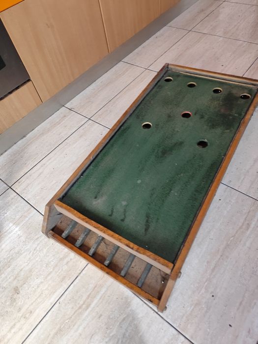 Joc romanesc de biliard din lemn din ANII 80