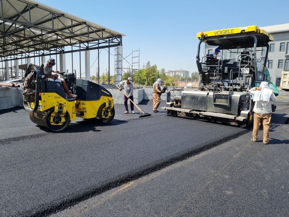 Асфальтирование дорог в Ташкенте и Ташкентских областях.
