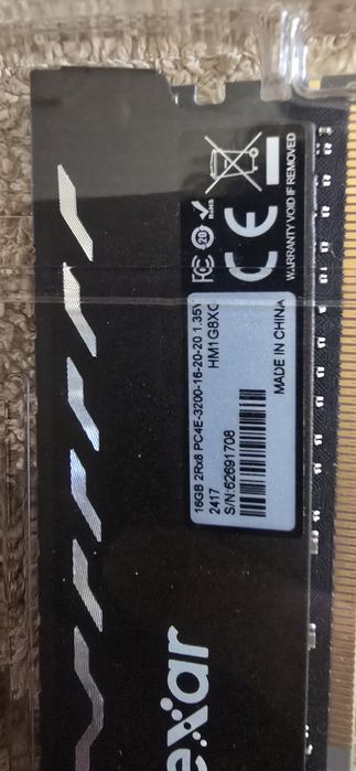 Memorie Ram Lexar Kit 32GB DDr4 3200 Cl16 Nou