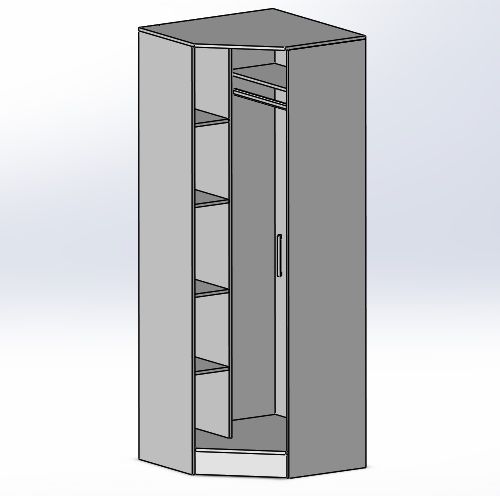Продам угловой шкаф