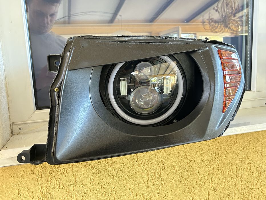 Plastic Adaptoare  Faruri LED Pajero Pinin