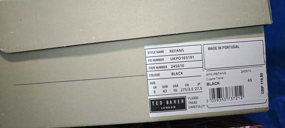 Кожени спортни обувки Ted Baker