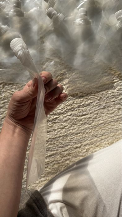 45 pungi reutilizabile 500ml cu pâlnie cadou