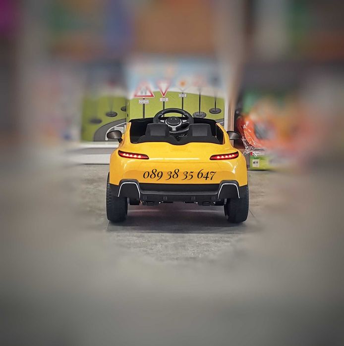 ТОП ЦЕНА!НОВО!Акумулаторна кола DAKOTA YELLOW с 12V батерия,Bluetooth