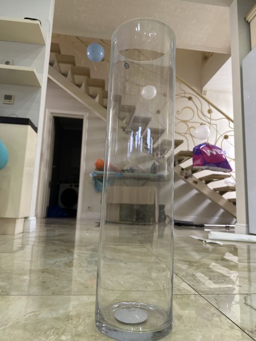 Ваза высокая 60 см для декора и цветов