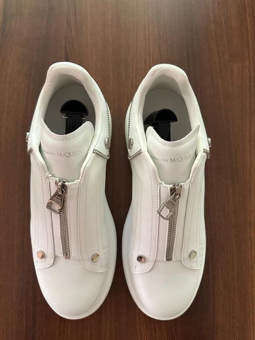 Alexander McQueen Zipper Tooth White
