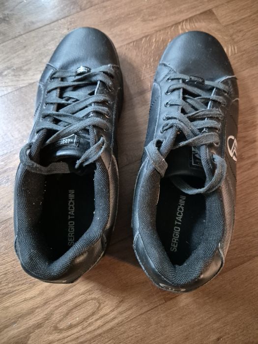 Черни  кожени маратонки sergio tacchini  42