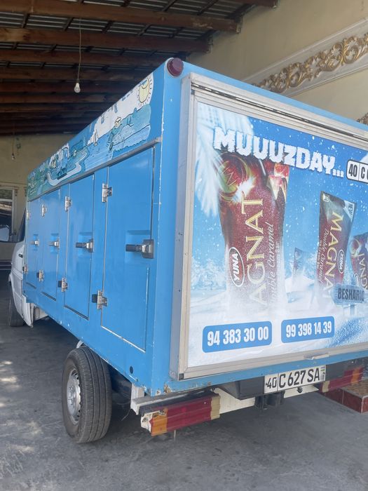 muzqaymoq barterga mercedes sprinter 1997 refrejator 1993