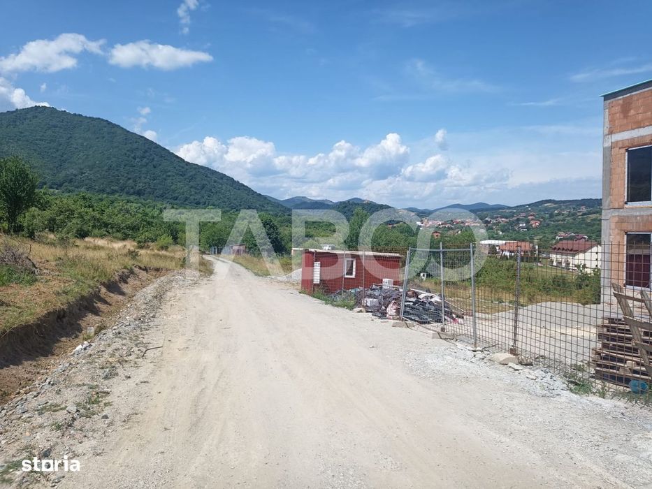 Teren intravilan 600 mp front stradal 16 m zona Muncel Cisnadie