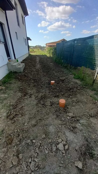 Execut lucrari de canalizare si fose septice