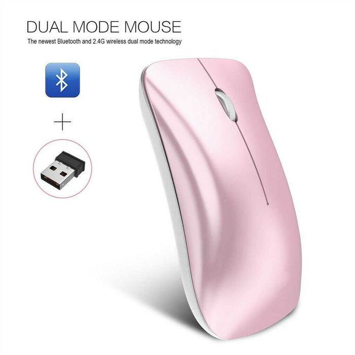Mouse Dama Bussines MUTE Mute 1600DPI (Dual: Bluetooth + USB). Nou!