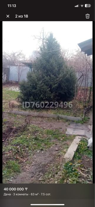 Продам дачу в Наурызбайском районе