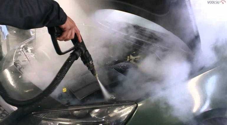 МОЙКА ДВИГАТЕЛЯ паром в Каскелене