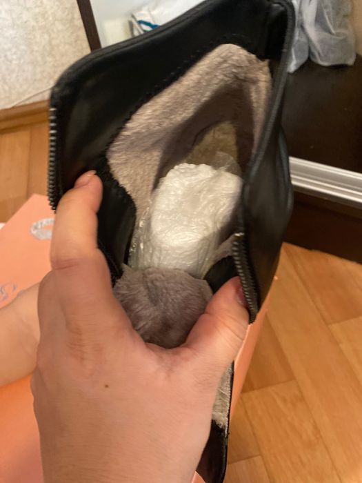 Ботинки зимние на каблуке