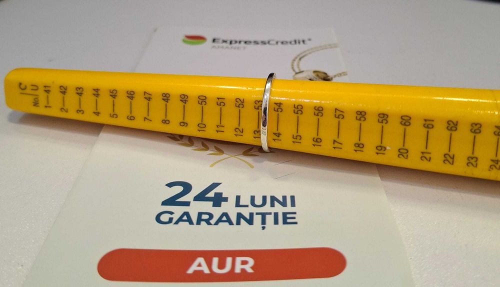 Inel din aur alb  9K (AG32 B28573.1) 2 ANI GARANTIE!