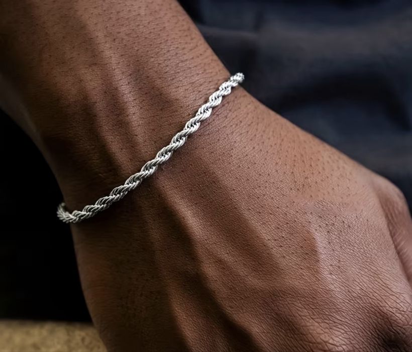 Унисекс Сребриста Гривна Модел - Cartier