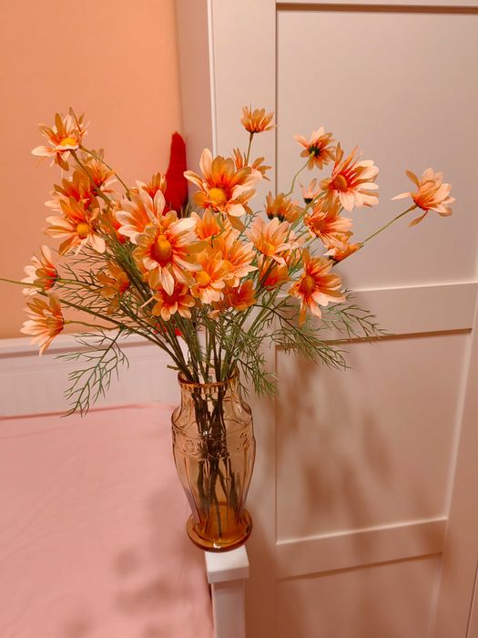 buchet de trandafiri si alte flori artificiale