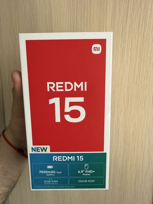 Продаю Redmi 15 (16/256) новый