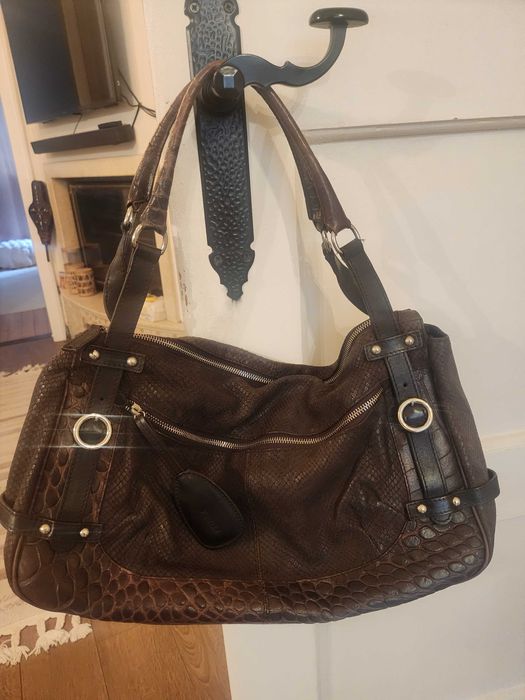 Кафявя Чанта FURLA - естествена кожа
