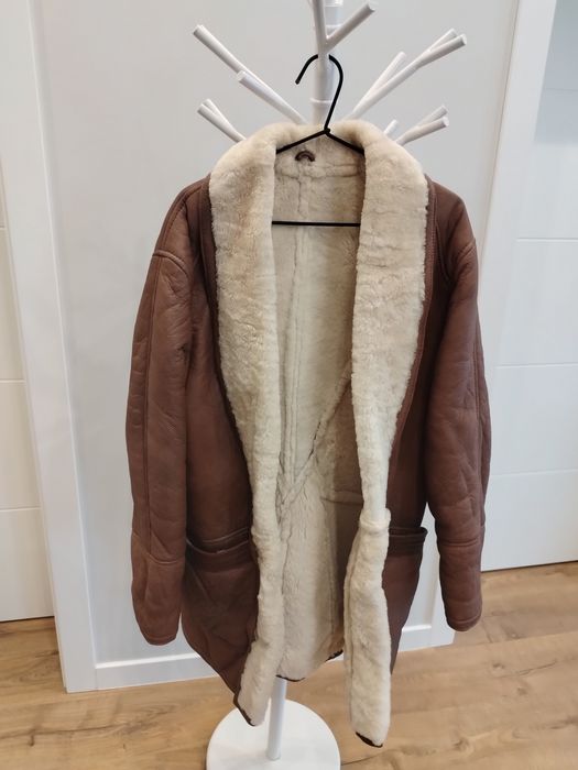 Мъжки кожух естествена кожа