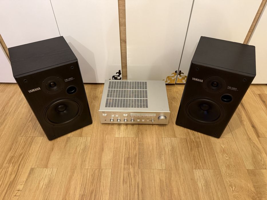 Yamaha vintage Hi-Fi premium – A-520 + NS-S20I – monitoare Yamaha cu difuzoare Vifa
