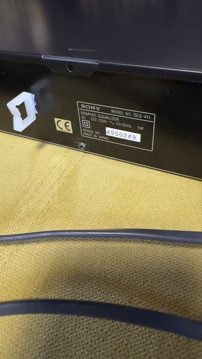 Sony SEQ 411 egalizator grafic