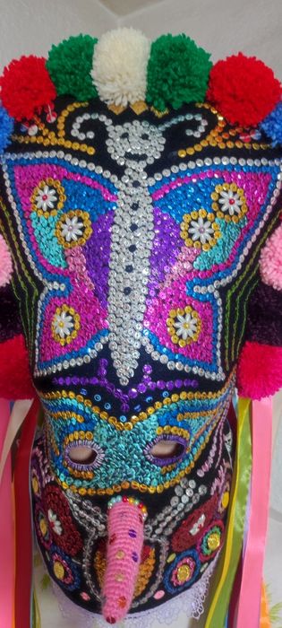 Кукерска маска, гугла,капашон, нова, новодел