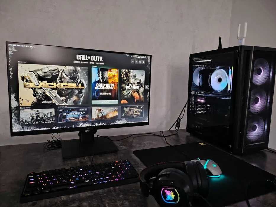 Игровой ПК / Системный блок i5 12400F + RTX 3060 + 16GB RAM + NVM 256s