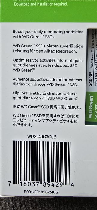 Hdd SSD Western Digital WD Green 240GB SATA-III M.2 2280 Sata Nvme Sigilat Nou