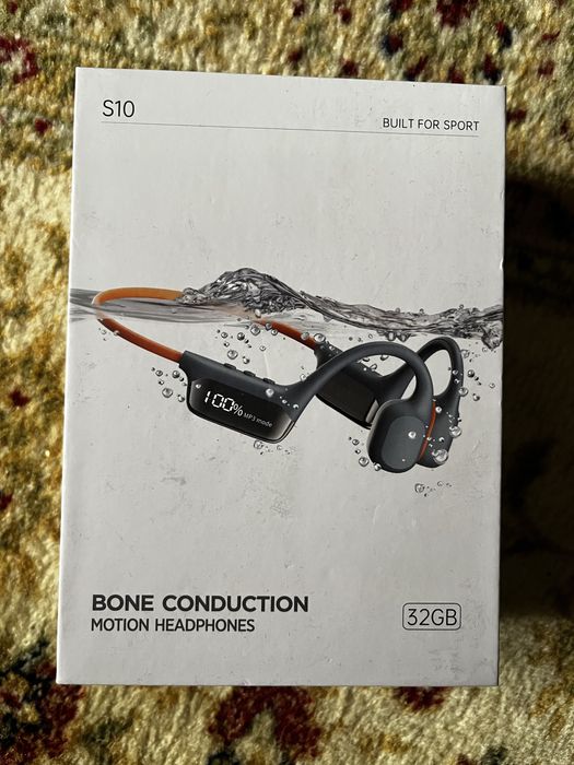 Casti alergat, inot, conductie osoasa, 32GB, waterproof